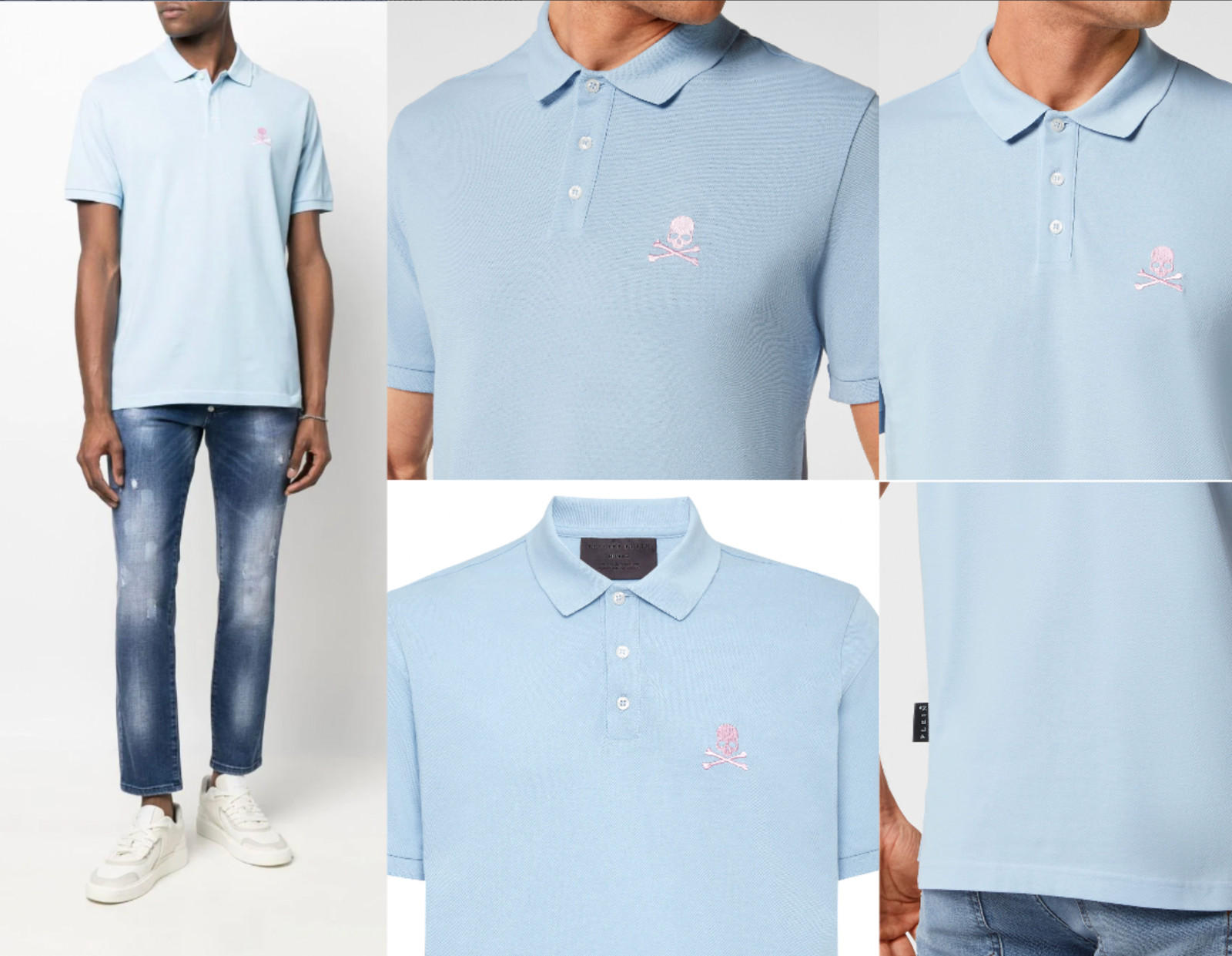 Philipp Plein Polo Shirt SS Skull Logo Top 2XL image 4