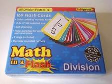 New SEALED Math in a Flash Cards: Division TCR62433