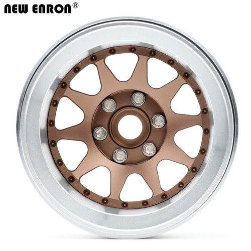 Aluminum -10MM Offset 2.2" Beadlock Wheel Rim For RC 1/10 Axial SCX10 TRX4 TRX6 - Picture 38 of 67