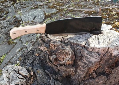 STOCKHÄCKSLER ANZÜNDAXT BILLHOOK LANG GERADE 245 MM KLINGENSTAHL QUALITÄTSWERKZEUG