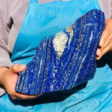 9.85LB Natural lapis lazuli quartz crystal freeform specimen healing decor