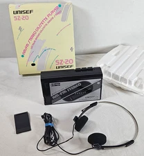 Vintage Unisef SZ-20 AM FM Stereo Cassette Player in Box TESTED