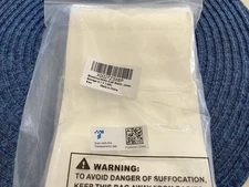 Blisstime White Kraft Stand-up Pouch Bags NIP 50 Pack