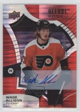 2021-22 Upper Deck Allure Rookies Red Rainbow Auto Wade Allison #124 Auto 00jz