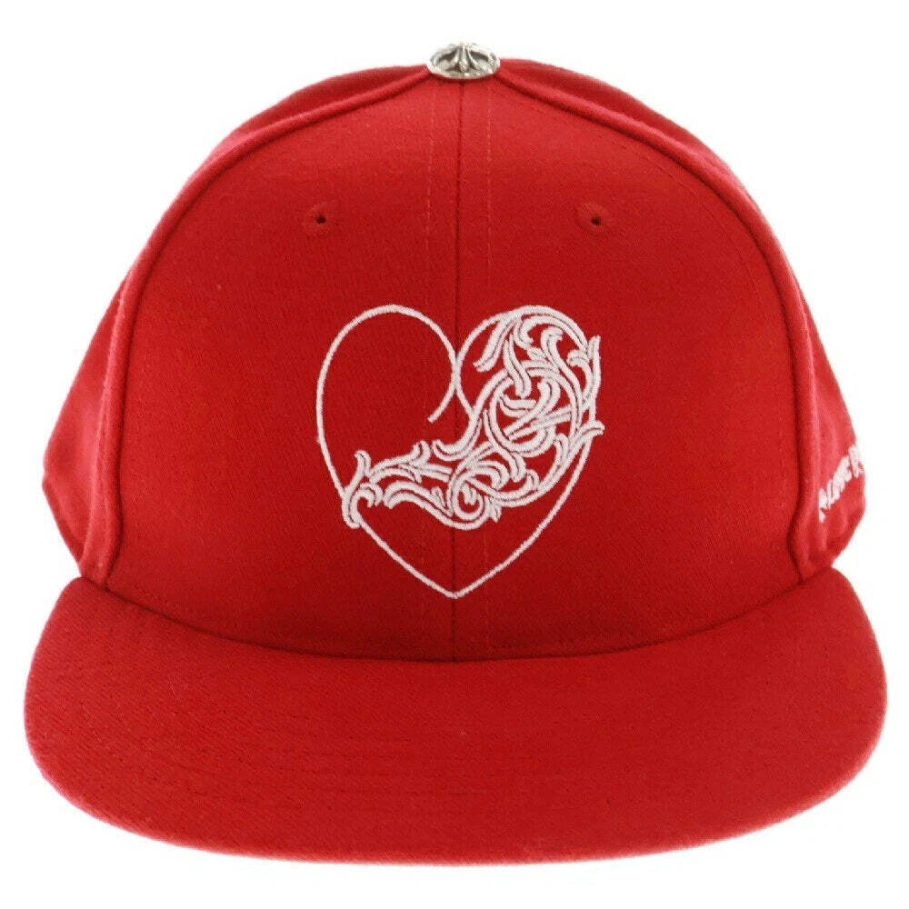 Chrome Hearts Wool Acrylic Serge Red Fitted Hat | eBay