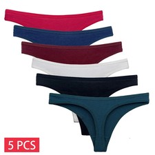 5 PCS/Set Cotton Panties G-String Women Panties Sexy Underwear Female...