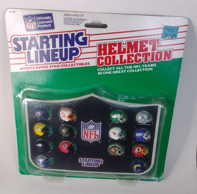 #ad 1989 Starting Lineup HELMET COLLECTION NFC offense NFL football $57.94