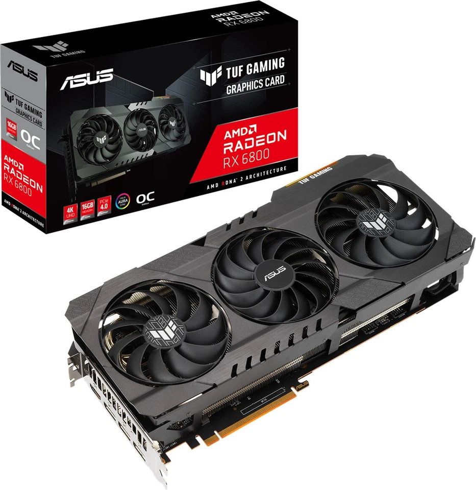 Asus TUF GAMING AMD Radeon RX 6800 16GB GDDR6 Sehr Gut – Refurbished