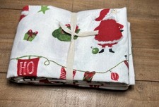 Pottery Barn Santa Friends Pillowcase Standard Flannel