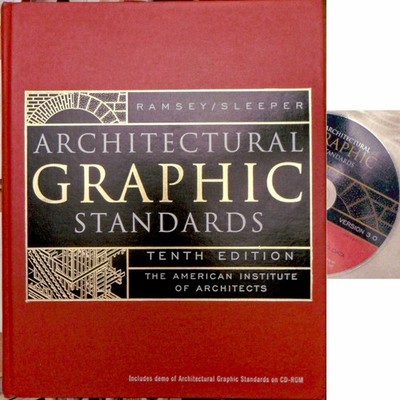 VERY GOOD+ Architectural Graphic Standards Tenth 10th Ed CD-ROM ISBN 0471348163