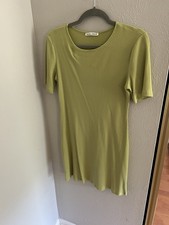 Reformation Kendy Dress - Spearmint XL - Fitted Rib Fabric