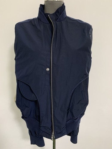 Men’s Burberry Brit Navy Harrington Half Lined Bomber Jacket Sz M EXC - Picture 5 of 11