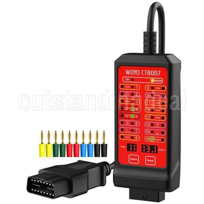 WOYO CTB007 CAN Tester Box OBD2 16Pin Break Out Box Setting Diagnostic Tool ot25