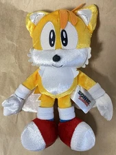 Sonic The Hedgehog 25th 8” Classic Sonic Tails Plush TOMY