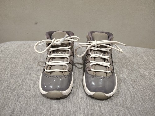 Nike Air Jordan 11 Retro Gray Toddler Athletic Sneakers 378040-005 - Sz 5c - Picture 3 of 21