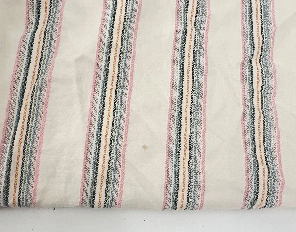 Ralph Lauren HAWK SPRINGS Striped Cream King Size Sheet Set USA Vintage - Image 2 of 4
