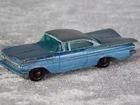 Vintage Matchbox Lesney no. 57 Blue Chevrolet Impala Heavy Play