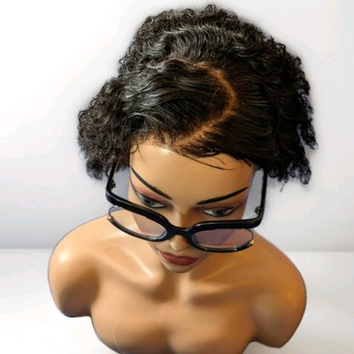 Jerry Curls Echthaarperücke, 13by4 Full Frontal Lace Wig, Naturperücke, Damen Geschenk