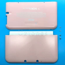 A + E Cover Housing Shell Front Back Case For Nintendo 3DS XL 3DS LL Old Pink