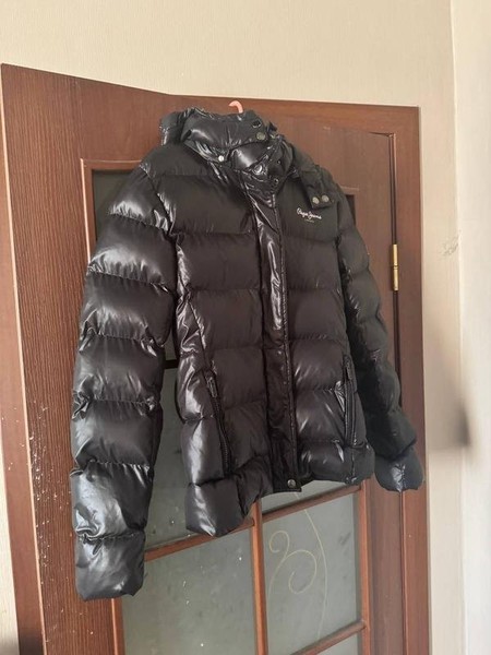 Women Pepe Jeans Puffer Jacket Black S