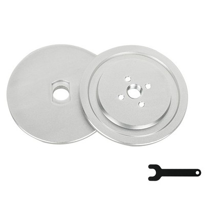 Aluminum Safety Flange Kit for Airway Buffing & Polishing Wheels, Quick Inser...