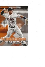 2022 TOPPS WELCOME TO THE SHOW INSERT 3B ALEX BREGMAN