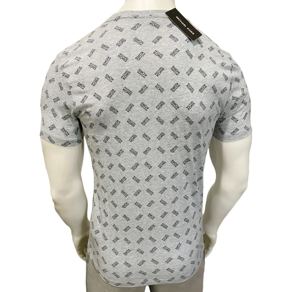 NWT MICHAEL KORS MSRP $56.99 MENS GRAY CREW NECK SHORT SLEEVE T-SHIRT SIZE S M L thumbnail 5