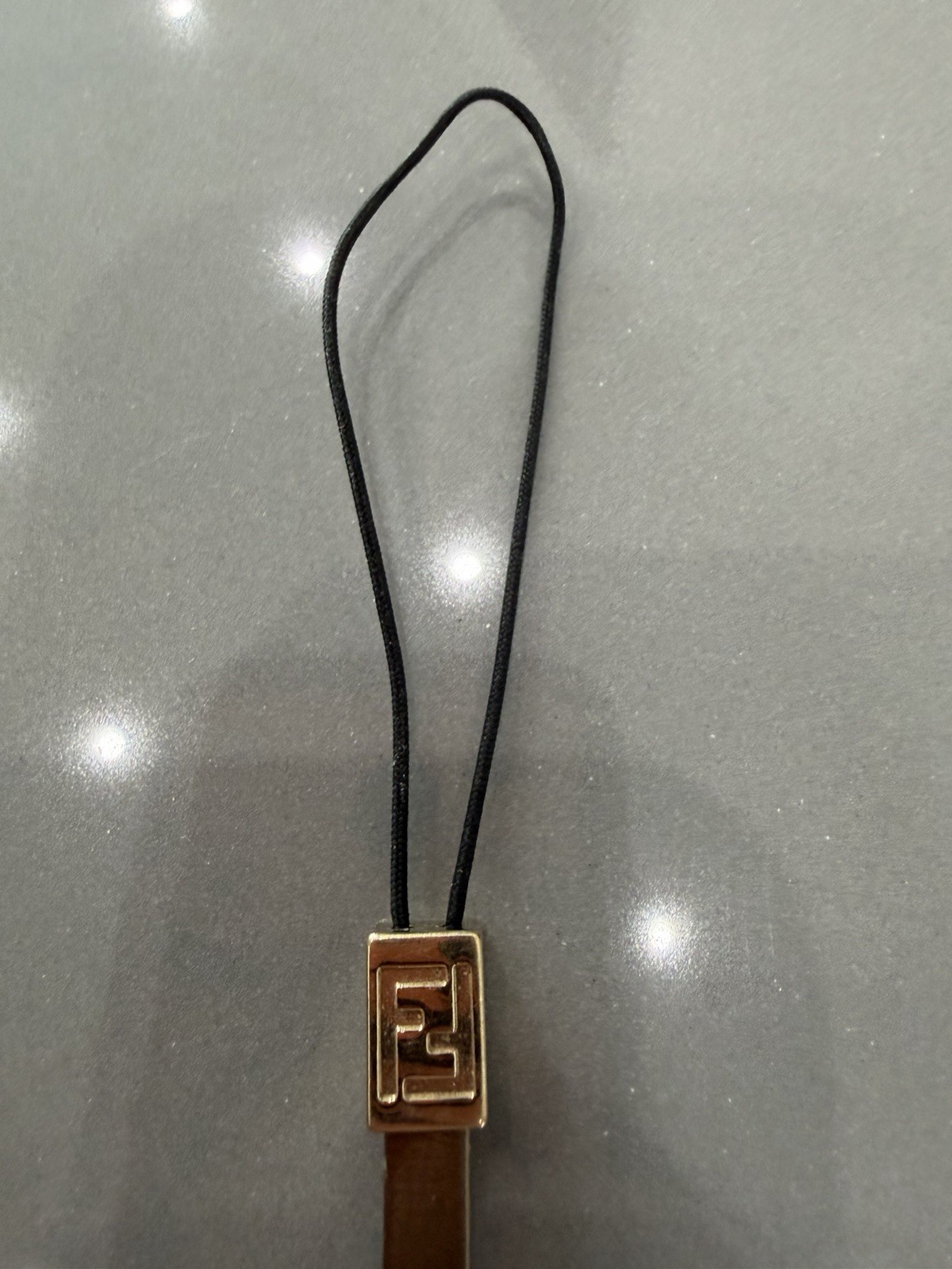 Fendi charm strap key ring with heart And Star Motif thumbnail 2