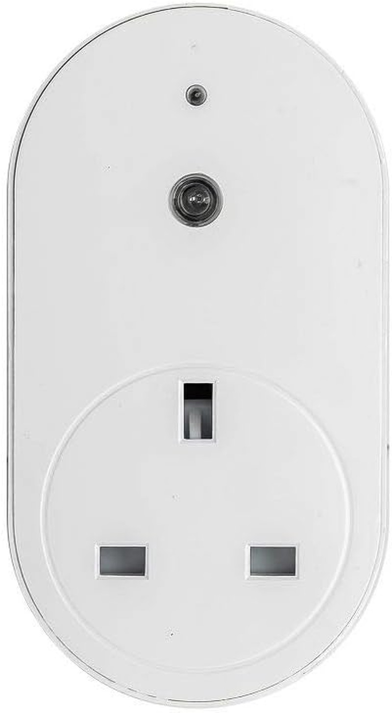 Dusk to Dawn Sensor Timer Switch White UK Plug Automatic Light Control