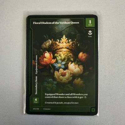 Wonders of the First 2025 - PAPER RARE - Flora Diadem 170/401 TCG