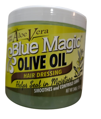 Blue Magic OLIVE OIL Hair Dressing Scalp Grease helps Seal Moisture 12oz 1PC
