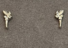 Disney Tinker Bell Silver-Tone Stud Earrings