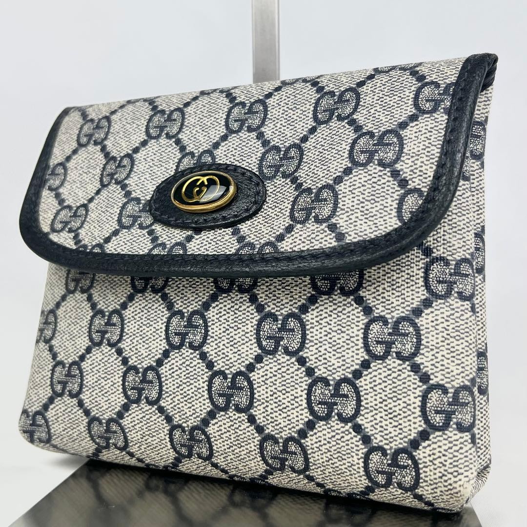 GUCCI GG Pattern Multi-Case Small Item Pouch Leat… - image 11