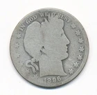 1896 O BARBER SILVER HALF DOLLAR