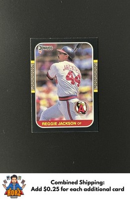 Reggie Jackson 1987 Donruss #210 California Angels