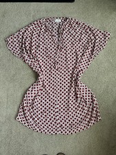 Stella Forest Paris Anthropologie Women’s 36 100% Cotton Red Polka Dot Dress