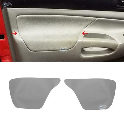 Gray For 2005-2015 Toyota Tacoma 2*Front Door Panel Armrest REPLACEMENT Leather - Image 1 of 4