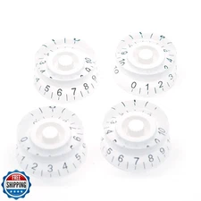 harpfeas 4PCS Electric Guitar Top Hat Knobs Speed Volume Tone Control Knobs C