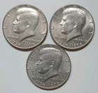 1976 Bicentennial Kennedy Half Dollar Lot of 3 – 2D & 1P Circulated Coins