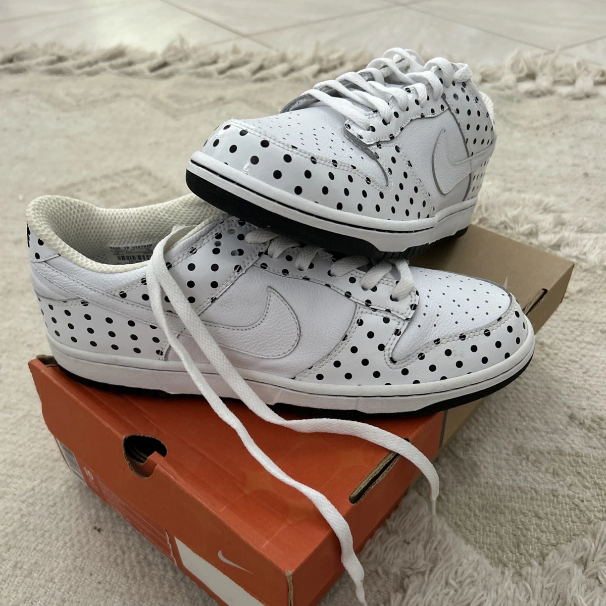 リバー FCRB x NIKE POLKA DOT プラクティスセット Nike Dunk Low PRB Polka Dot - 314886-001 for Sale | Authenticity