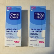 2pk: Clean Clear Advantage Acne Spot Treatment Salicylic Acid Oil Free 0.75oz