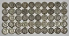 Roosevelt Mercury Head Silver Dime Lot Of 50 Many Older Dates 90% Signature Ship