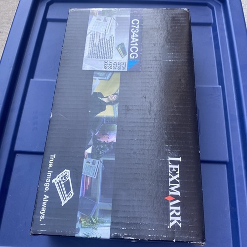 NUEVO GENUINO - CARTUCHO DE TÓNER CIAN LEXMARK C734A1CG - C734 C736 X734 X736 X738 - Imagen 1 de 6