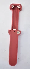 Kuhn Rikon Smasher Tool Adjustable Height Red Handle Grip
