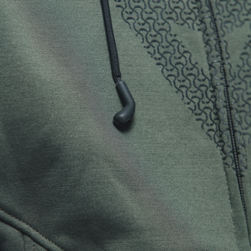 Sudadera con capucha de seguridad para motocicleta Dainese Daemon-X - verde/negra (731) - Imagen 5 de 14