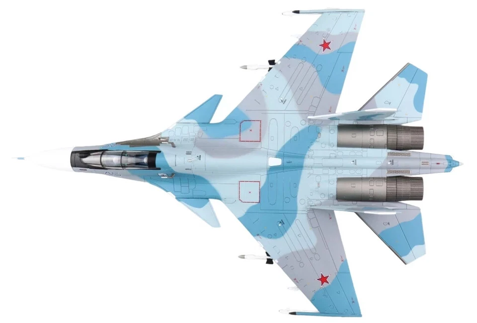 SU30SM FLANKER H Blu 45, 11º Squadrone Di F. A., Russia 2020, 1:72 Hobby Master - Immagine 3 di 4