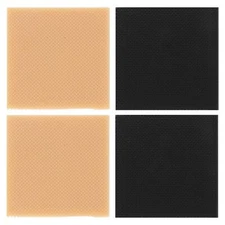 4Pcs High Heel Patch Square Shoe Heel Repair Kit Womens Shoes Heel Pad Rubber...