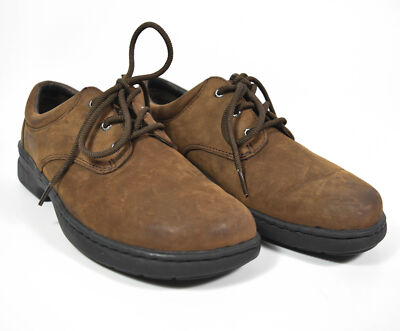 Dunham Abzorb Brown Nubuck Lace Up Mens Shoes 5300BR Sz 7.5B