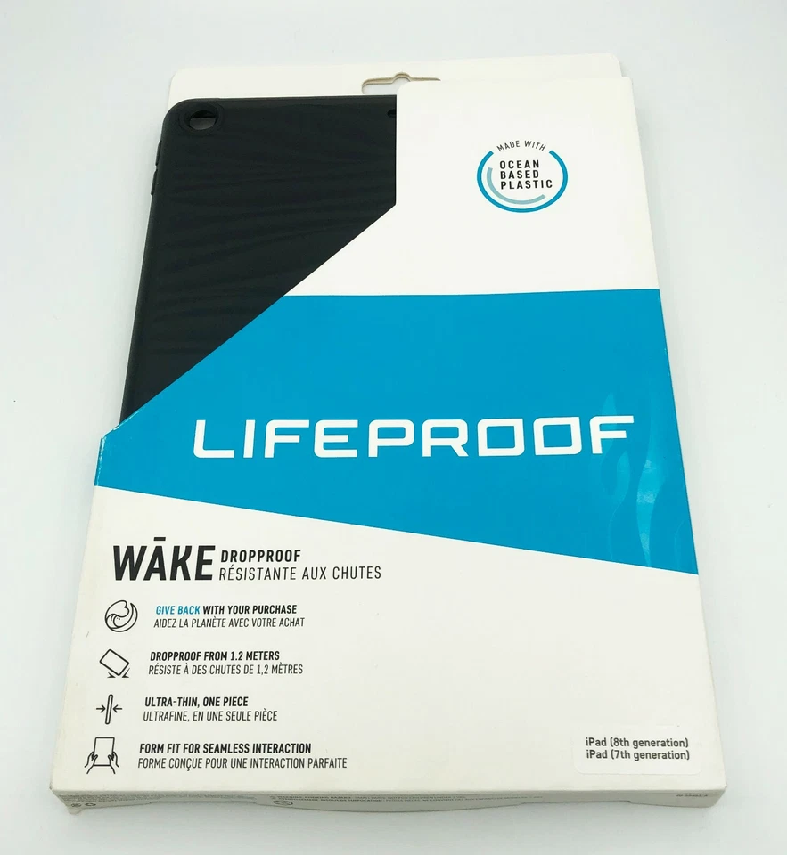 LifeProof WĀKE Series Drop-Proof Case for Apple® iPad® 7th/8th/9th Gen. Black - Image 3 of 4