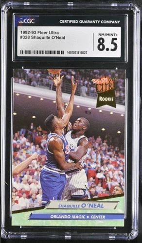 1992-93 Fleer Ultra #328 Shaquille O'Neal RC CGC 8.5-1401031815027 Orlando Magic